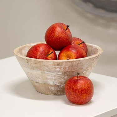 5 Set Red Apple Bowl Fillers - The Fox Decor